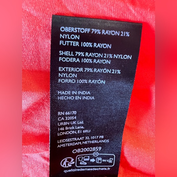 Anthropologie Off-The-Shoulder Tiered High-Low Midi Dress - Picture 12 of 13